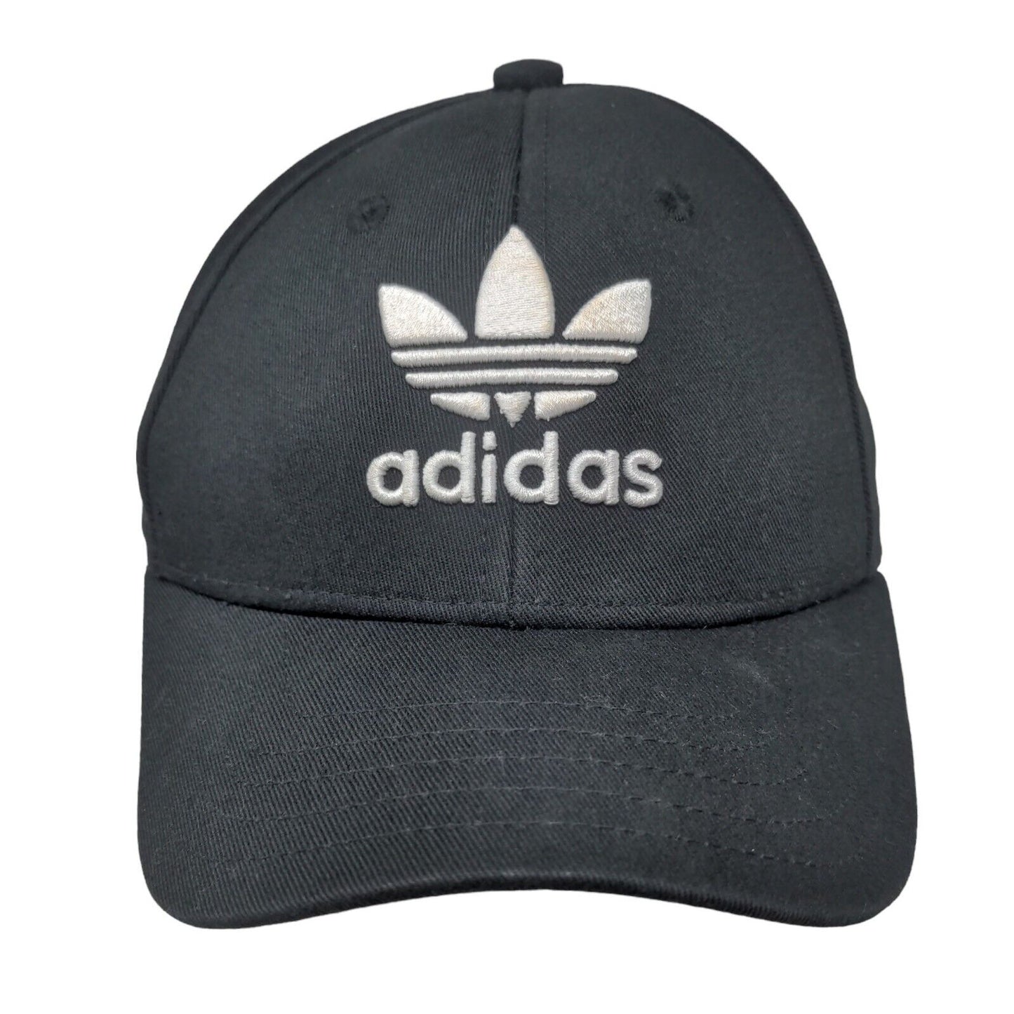 Adidas Men's Slideback Hat Black Adjustable Embroidered Trefoil Logo