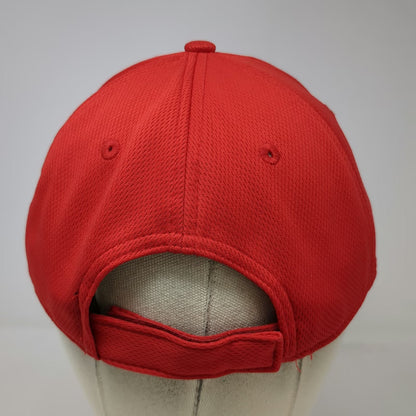 OC Sports Los Angeles Angels MLB Baseball Cap Red One Size Strapback Mesh Logo