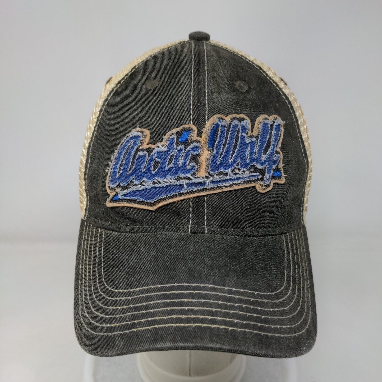 Arctic Wolf Snapback Trucker Hat Multicolor One Size Adjustable Mesh Back Legacy