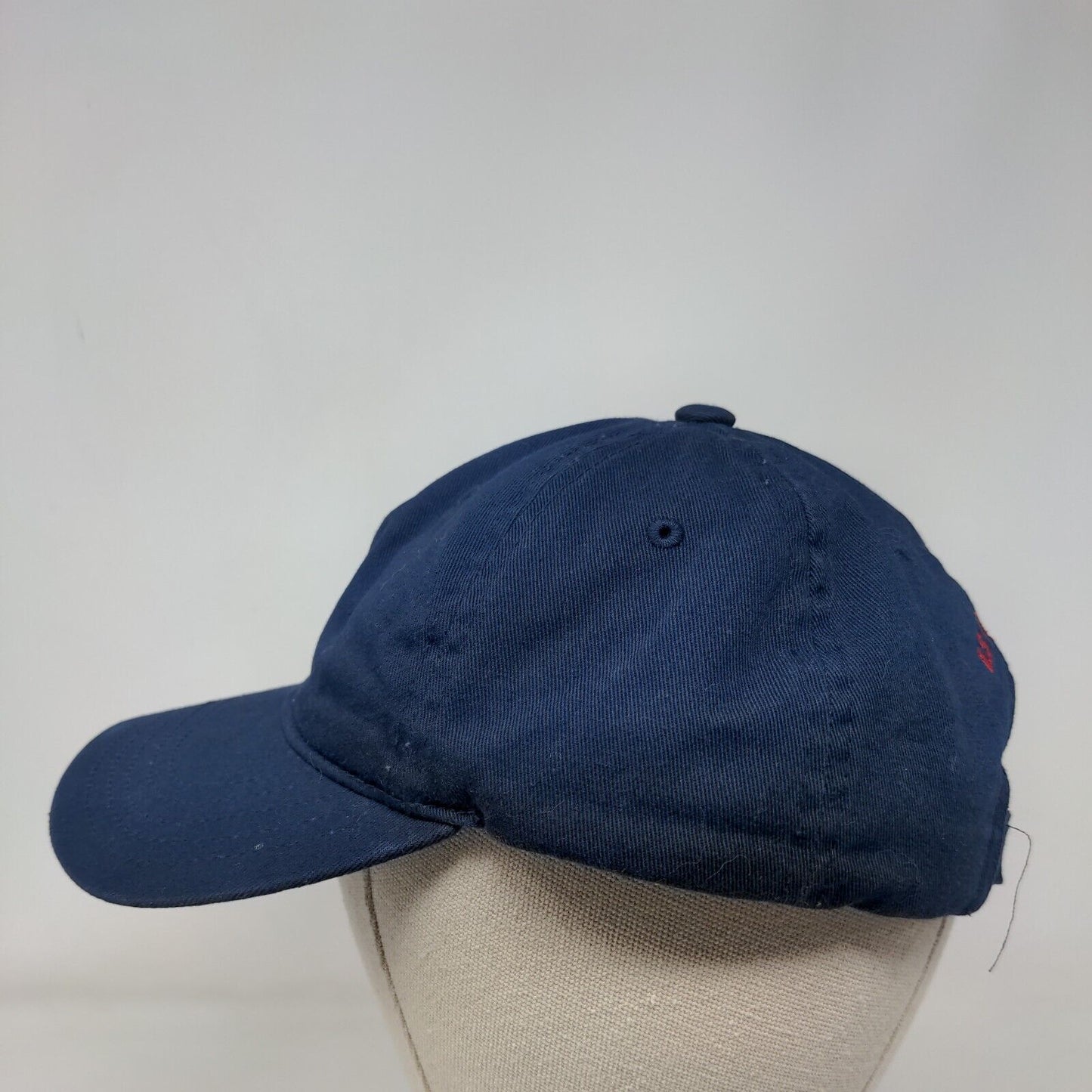 US Polo Assn. Strapback Hat Blue One Size Adjustable Embroidered Logo 6 Panel