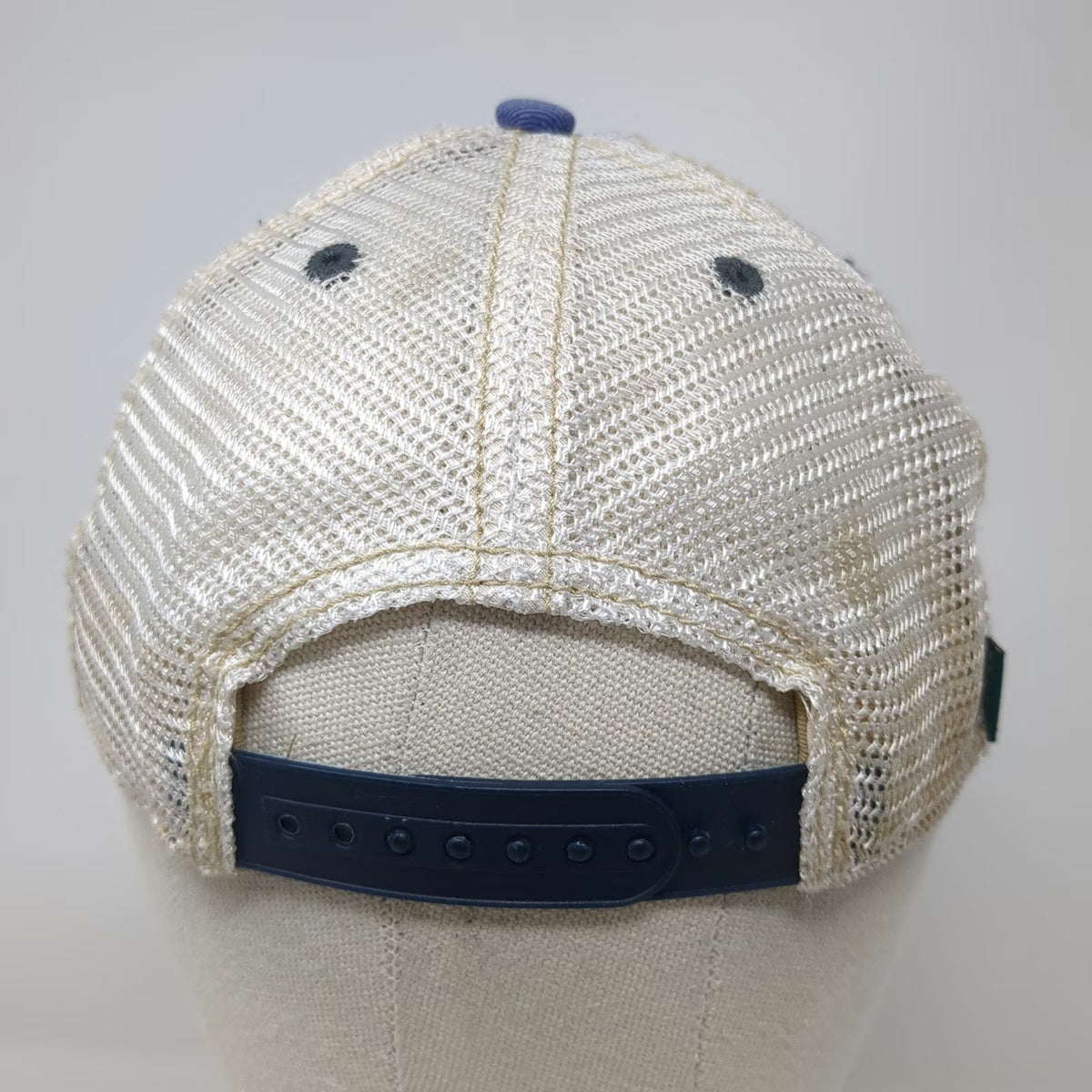 Legacy Trucker Hat Blue One Size Redfish Lake Smiling Fish Patch Mesh Back