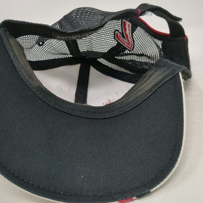 Stylemaster Jim Beam Racing White One Size Baseball Cap Hat Robby Gordon Mesh