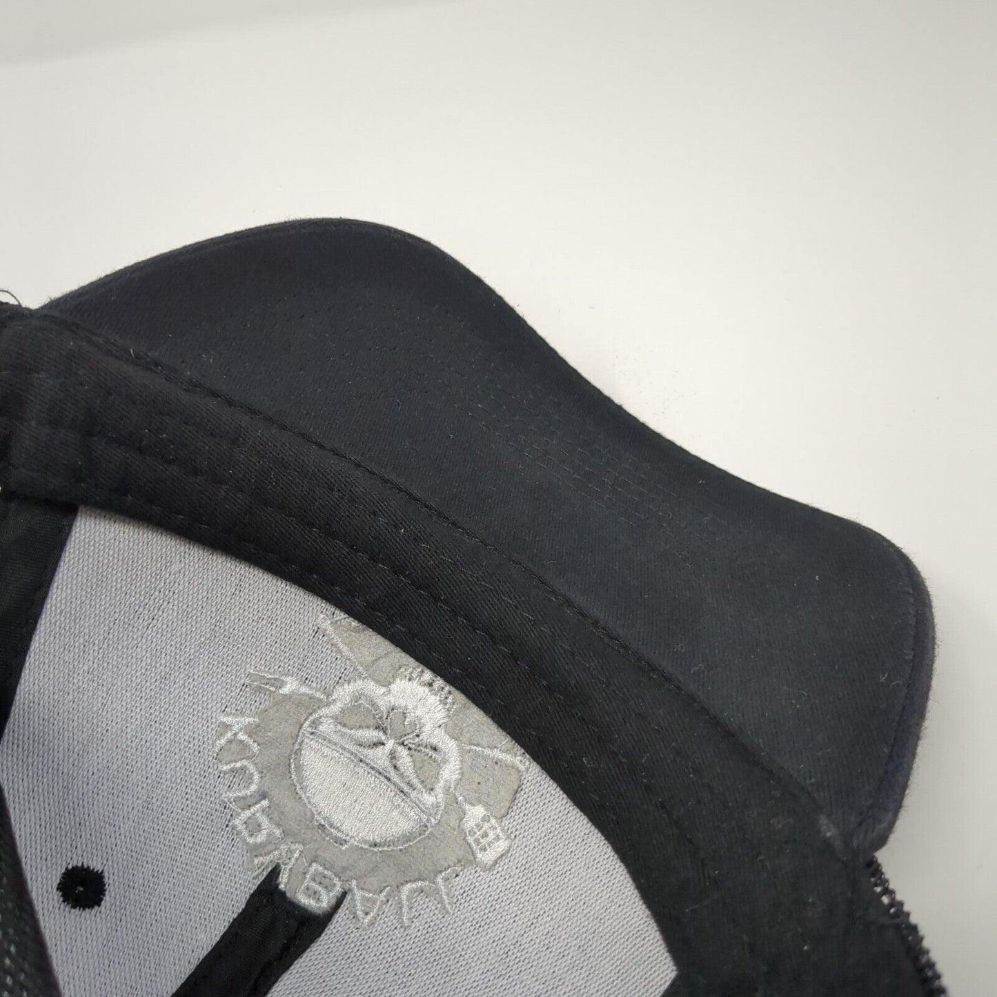 Kurvball Whiskey Snapback Trucker Hat Black One Size Adjustable Mesh Back
