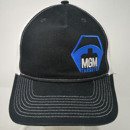 Port Authority MGM Targets Trucker Hat Black One Size Mesh Snapback Embroidered