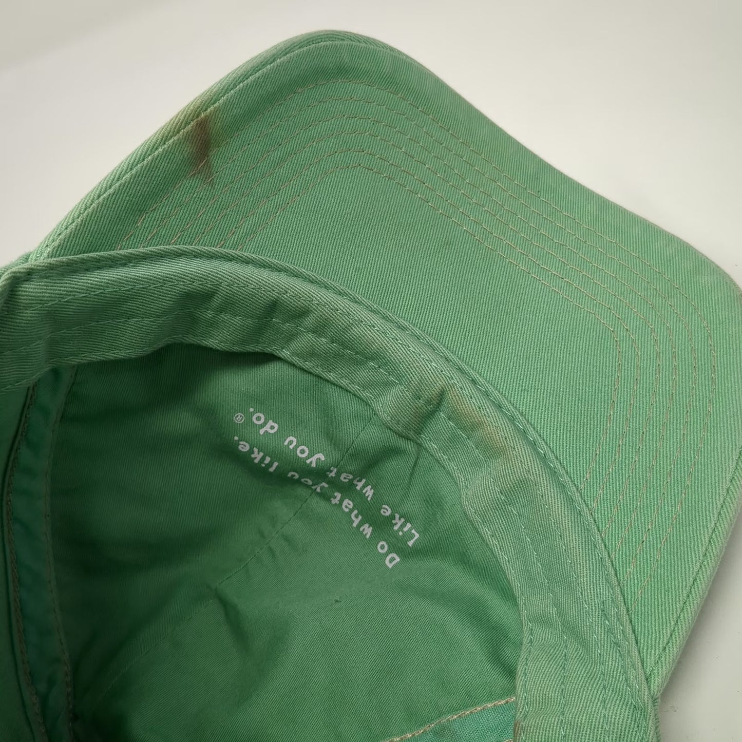 Life is good Baseball Cap Green One Size Motorcycle Enjoy The Ride Slideback Hat