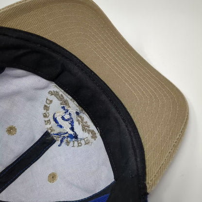 Nike Baseball Cap Blue Beige OS Desert Aire Golf Course Embroidered Strap Hat