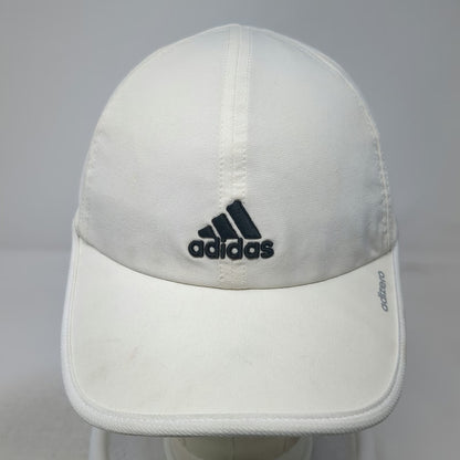 Adidas Baseball Cap White One Size Adizero Performance Logo Strapback Hat
