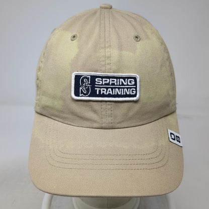Seattle Mariners MLB Twin Enterprises Baseball Cap Beige Blue One Size Hat 08 AZ