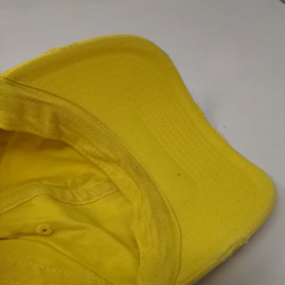 KB ETHOS Vintage Slideback Hat Yellow One Size Adjustable 6 Panel Blank