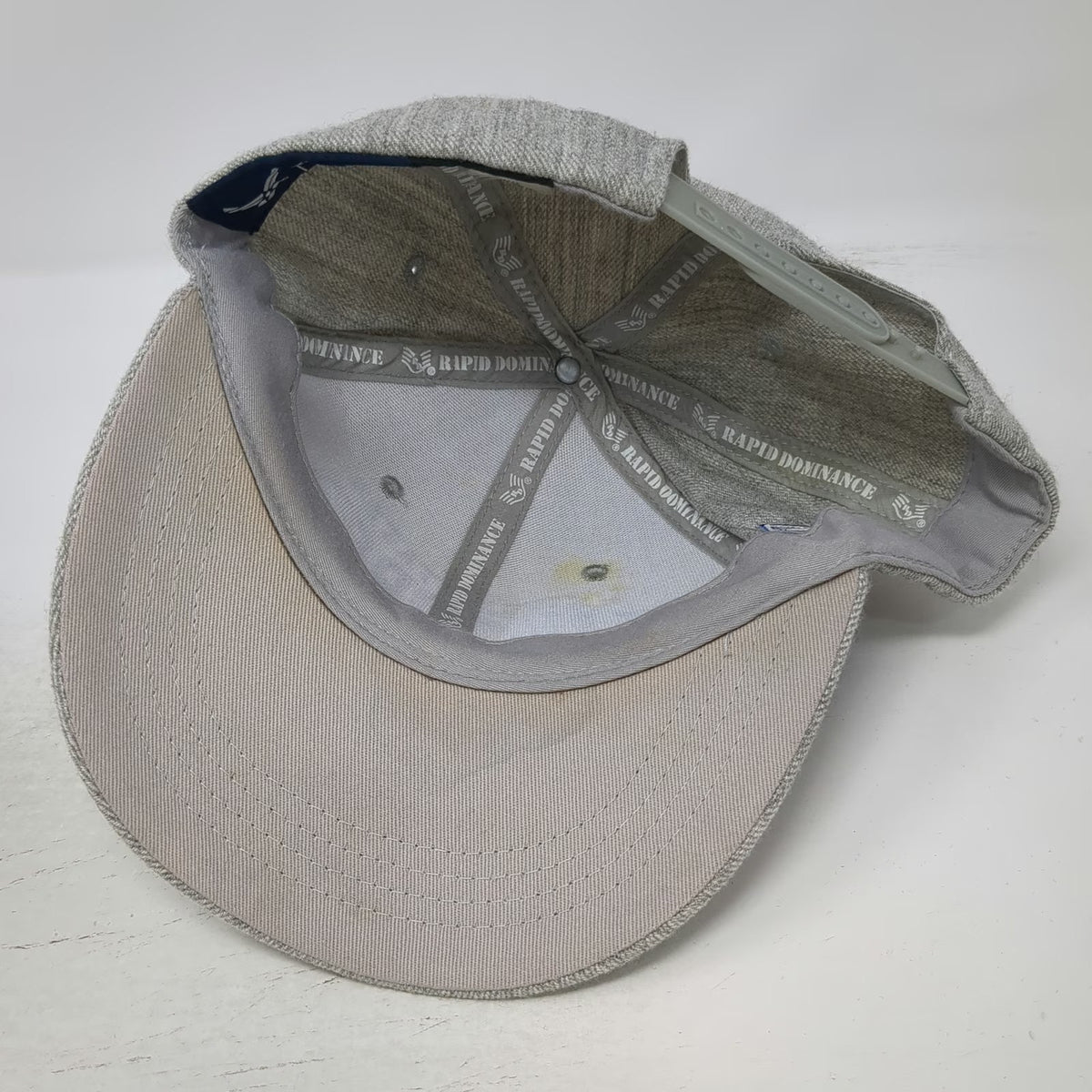 Rapid Dominance US Air Force Snapback Hat Gray One Size Official Licensed Logo