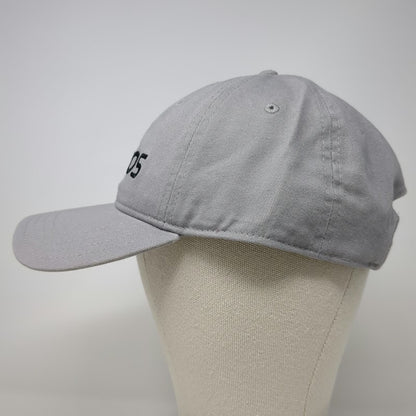 Pukka Oofos Baseball Cap Gray One Size Slideback Cotton Hat Embroidered Logo