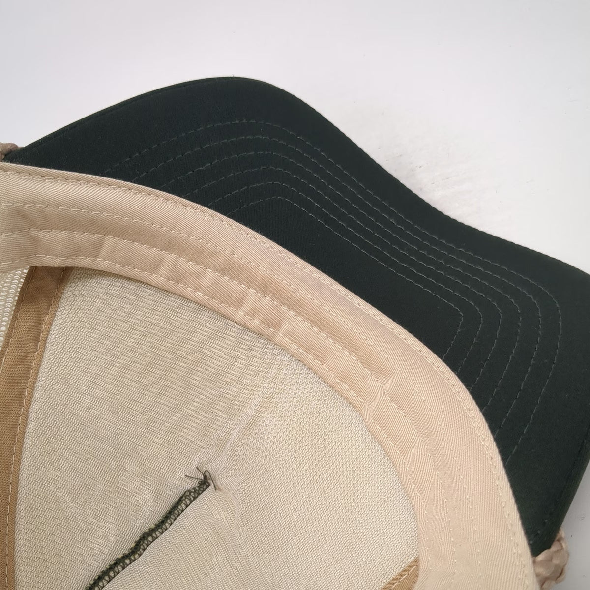Richardson Trucker Hat Green Beige One Size Payette Brewing Co Mesh Back Rope