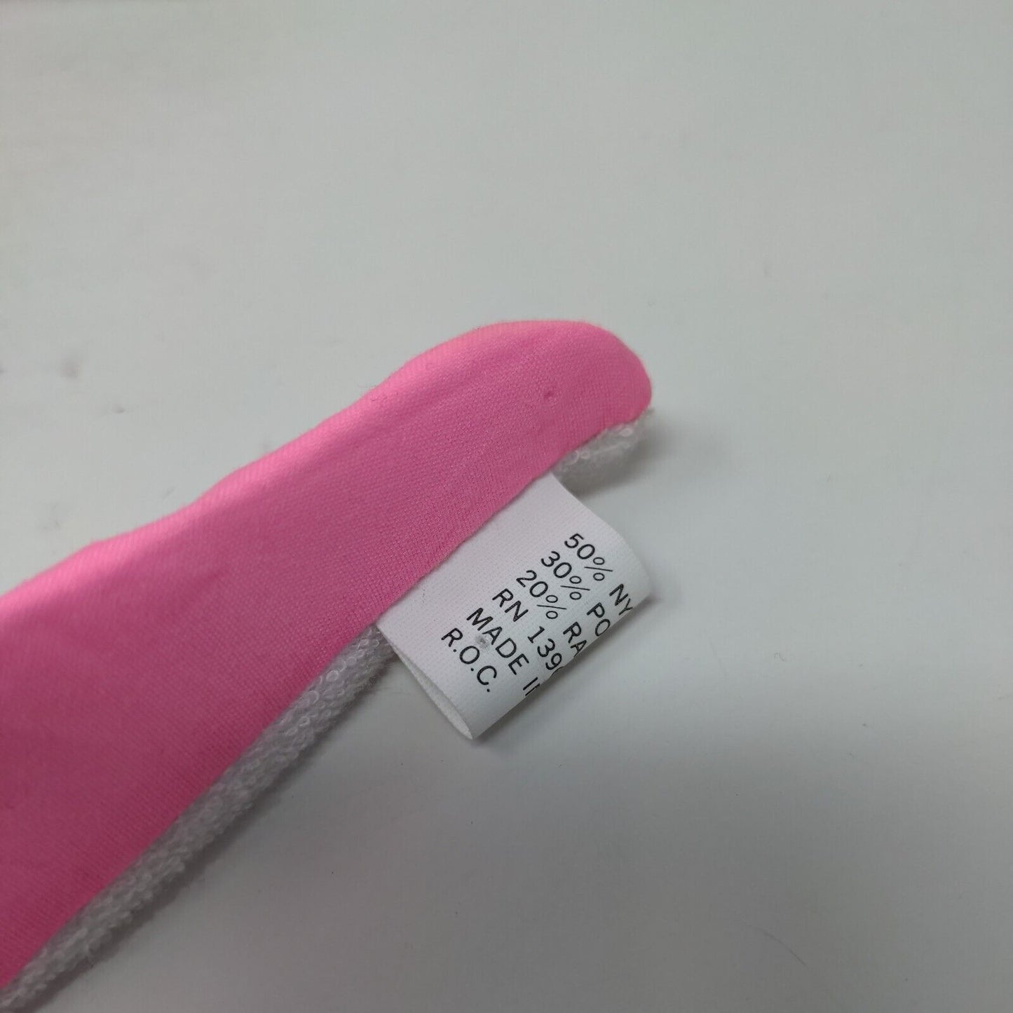 Unbranded Sun Hat Clip On Visors Pink One Size Adjustable Wide Brim Blank