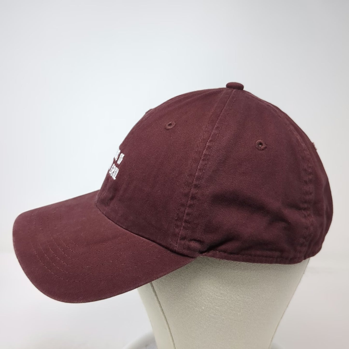 Wembley Baseball Cap Red One Size King Of The Grill Cotton Adjustable Dad Hat