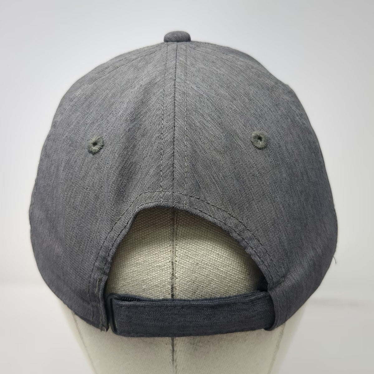 TaylorMade Baseball Cap Gray OSFM MVC Crest Logo Polyester Slideback Golf Hat