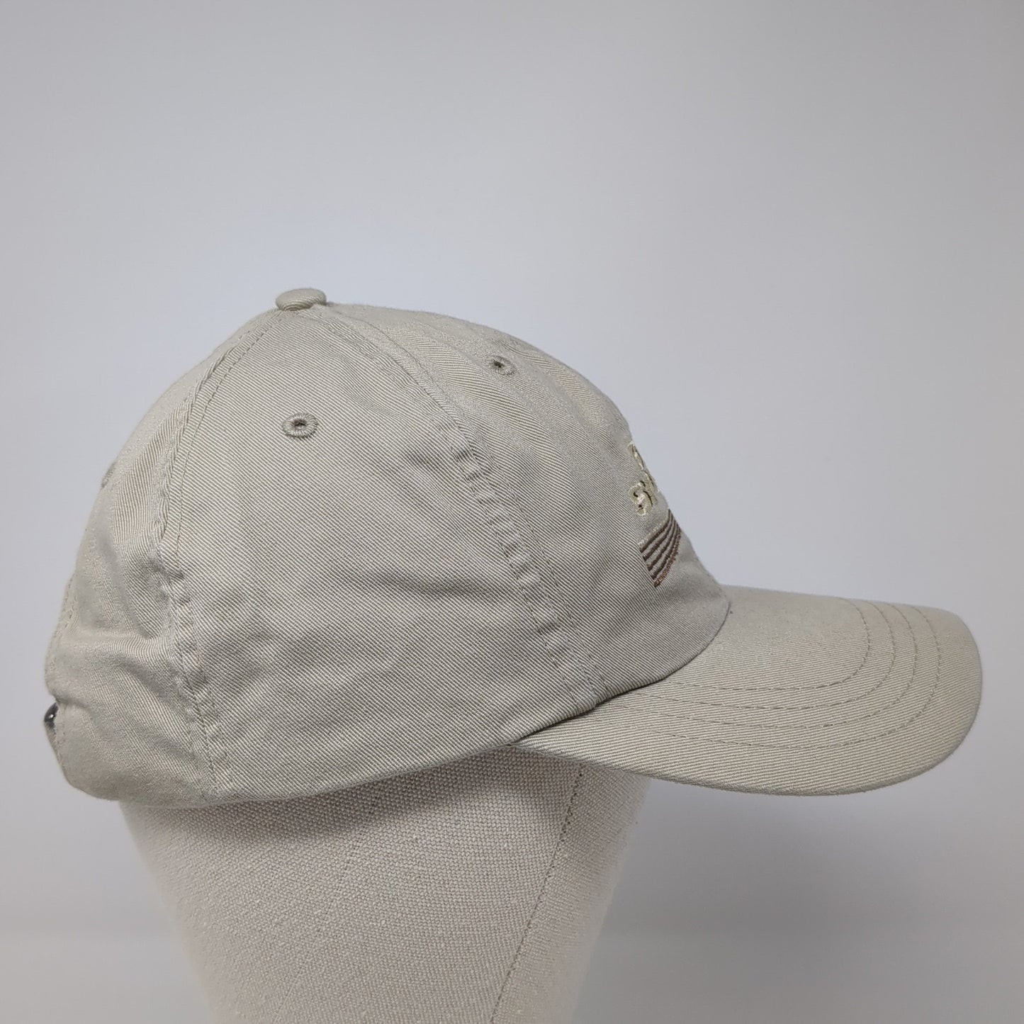 Bud Sports Productions Baseball Cap Beige One Size Adjustable Embroidered Cotton