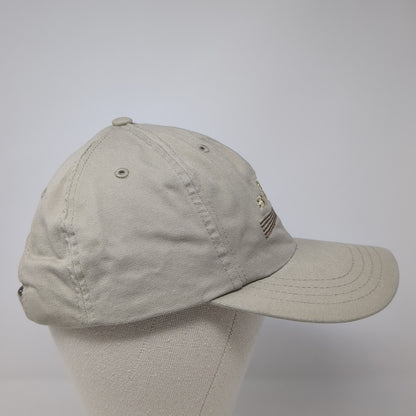 Bud Sports Productions Baseball Cap Beige One Size Adjustable Embroidered Cotton