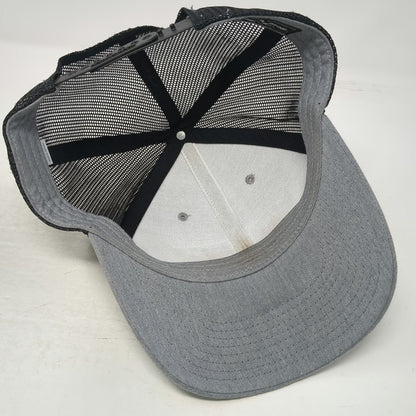 Richardson Trucker Hat Gray One Size Salt Lick BBQ Texas Patch Mesh Snapback