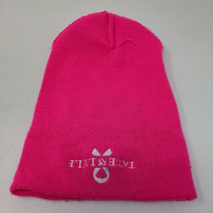 Port & Company Women's Knit Beanie Hat Pink Breast Cancer Awareness Tate & Lyle