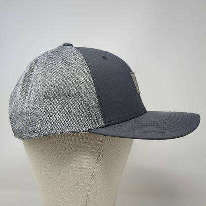 Bridgestone Golf Snapback Gray One Size Mesh Back Structured Logo Patch Hat