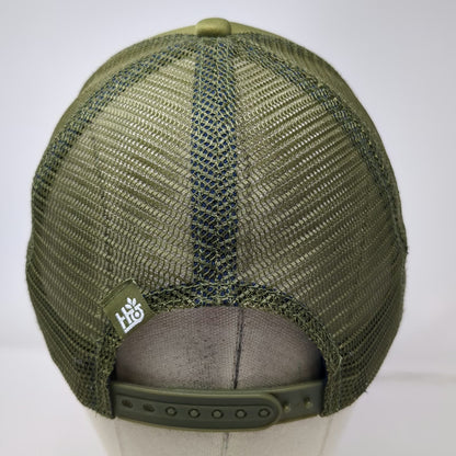 Habitat Trucker Hat Green One Size Smokey Bear Rope Mesh Back Snapback hat