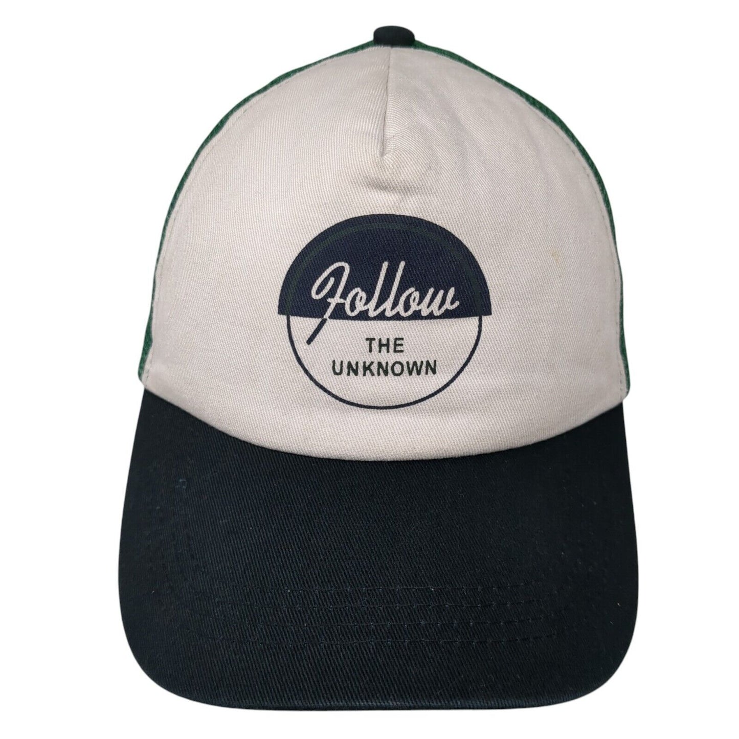 Follow The Unknown Snapback Trucker Hat Multi OS Adjustable Mesh Back Reserved