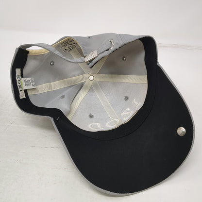IZOD Baseball Cap Gray One Size Golf Ball Marker Performance Slideback Hat Logo