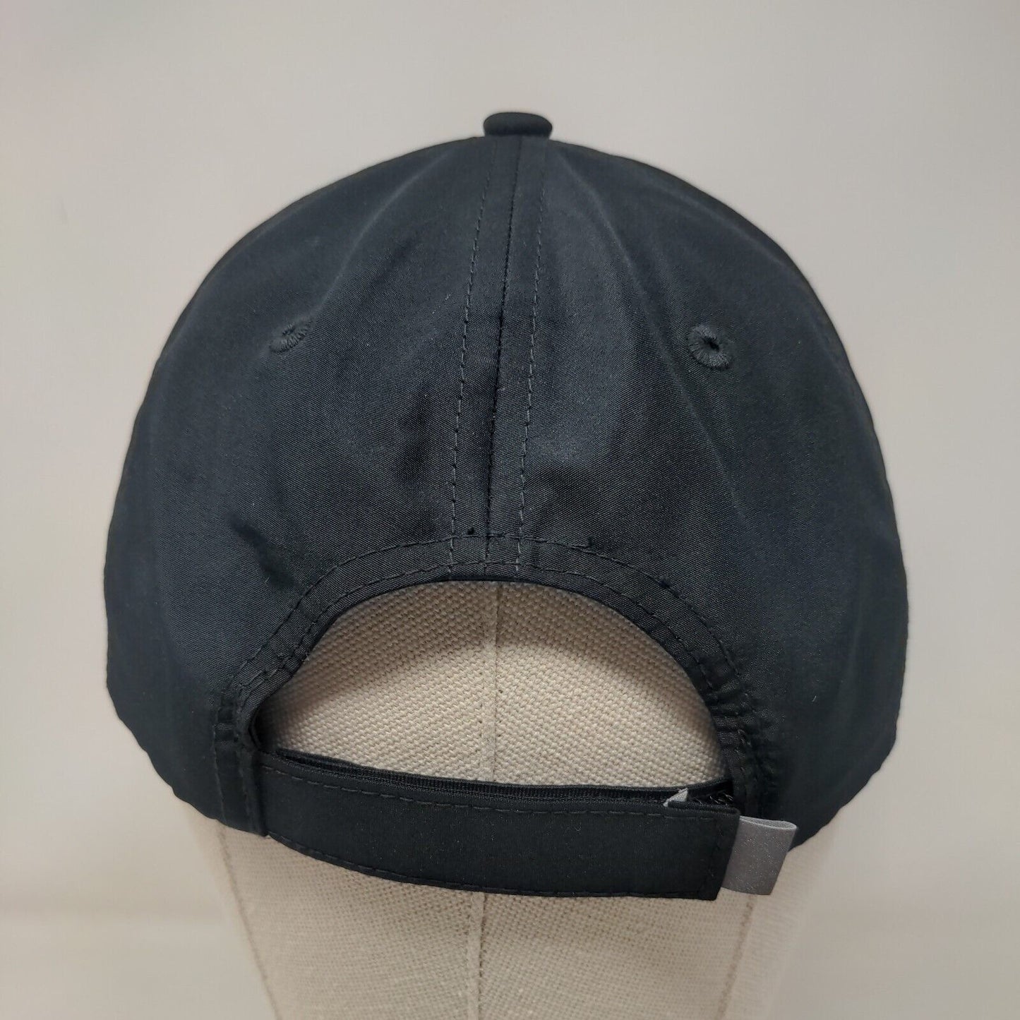 Lake Nona Strapback Hat Black One Size Adjustable Embroidered 6 Panel CORE365