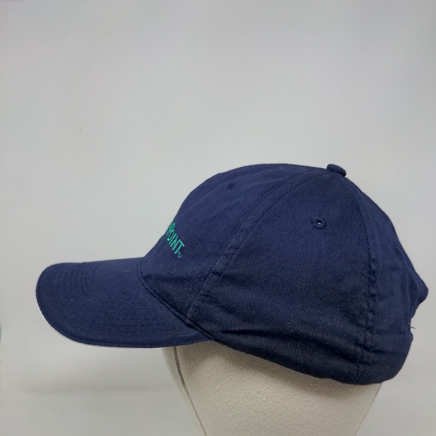 Fresh Point Strapback Hat Blue One Size Embroidered Adjustable 6 Panel