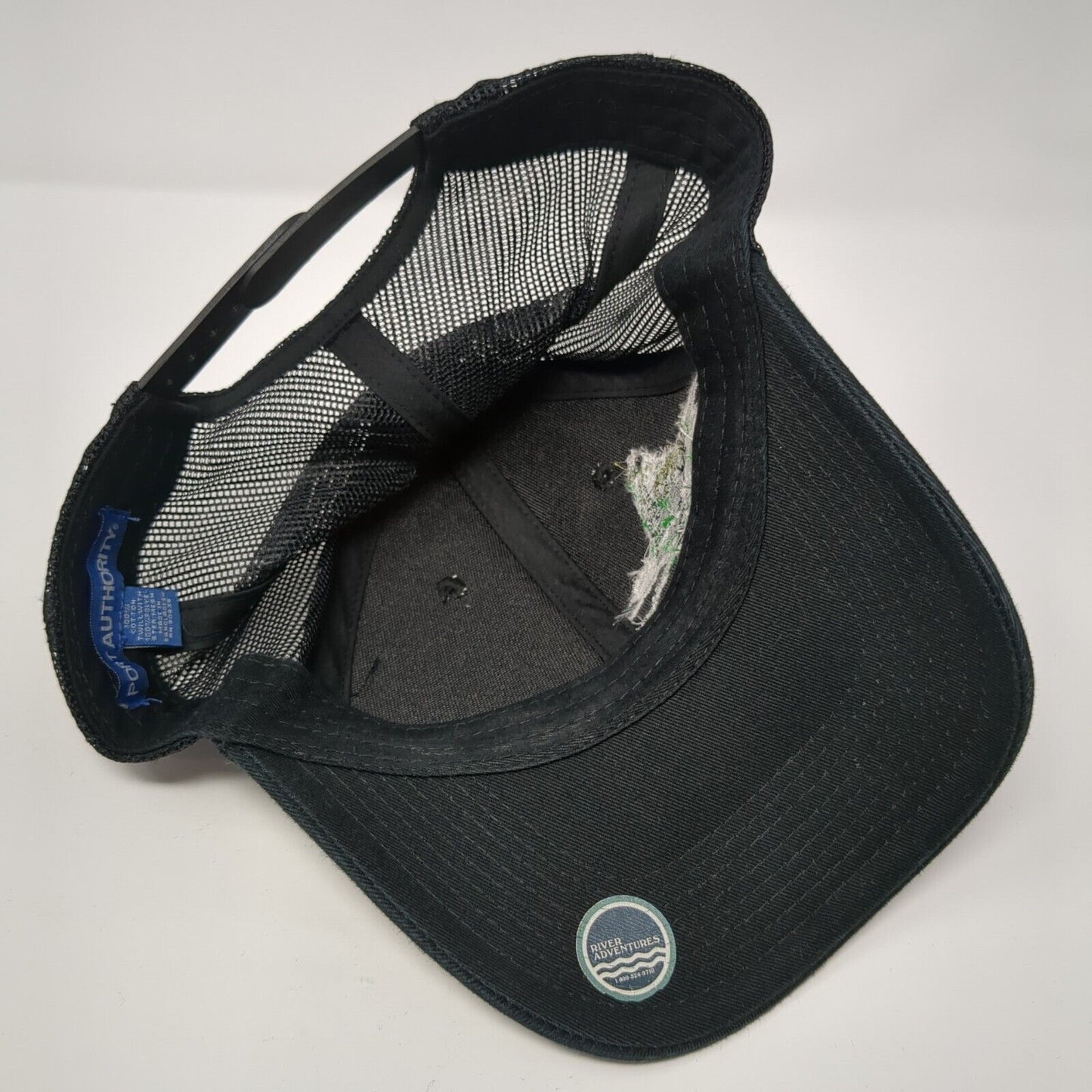 2018 WWB Snapback Trucker Hat Black OS Adjustable Mesh Back Port Authority