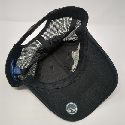 2018 WWB Snapback Trucker Hat Black OS Adjustable Mesh Back Port Authority
