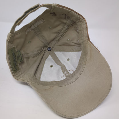 Ducks Unlimited Warrenton Baseball Cap Brown One Size Adjustable Embroidered