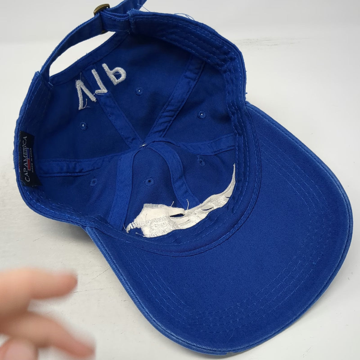 Cap America Baseball Cap Blue One Size JDRF Type 1 Diabetes VIP Slideback Hat
