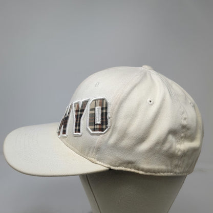 Wyoming Cowboys NCAA Top of the World Cap White One Size WYO Plaid Applique Hat