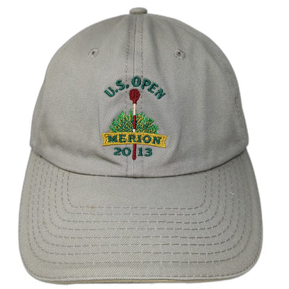 USGA Baseball Cap Beige One Size 2013 U.S. Open Merion Member Golf Hat Strapback
