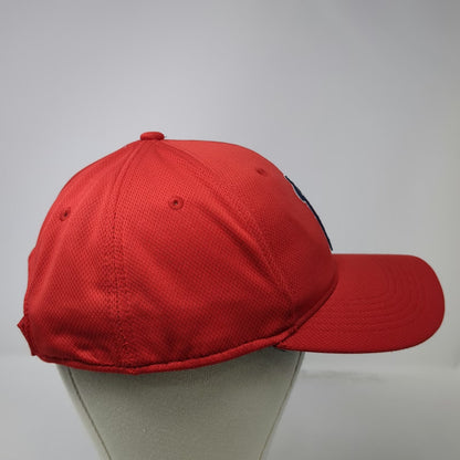 Los Angeles Angels MLB OC Sports Baseball Cap Red One Size Strapback Mesh Hat