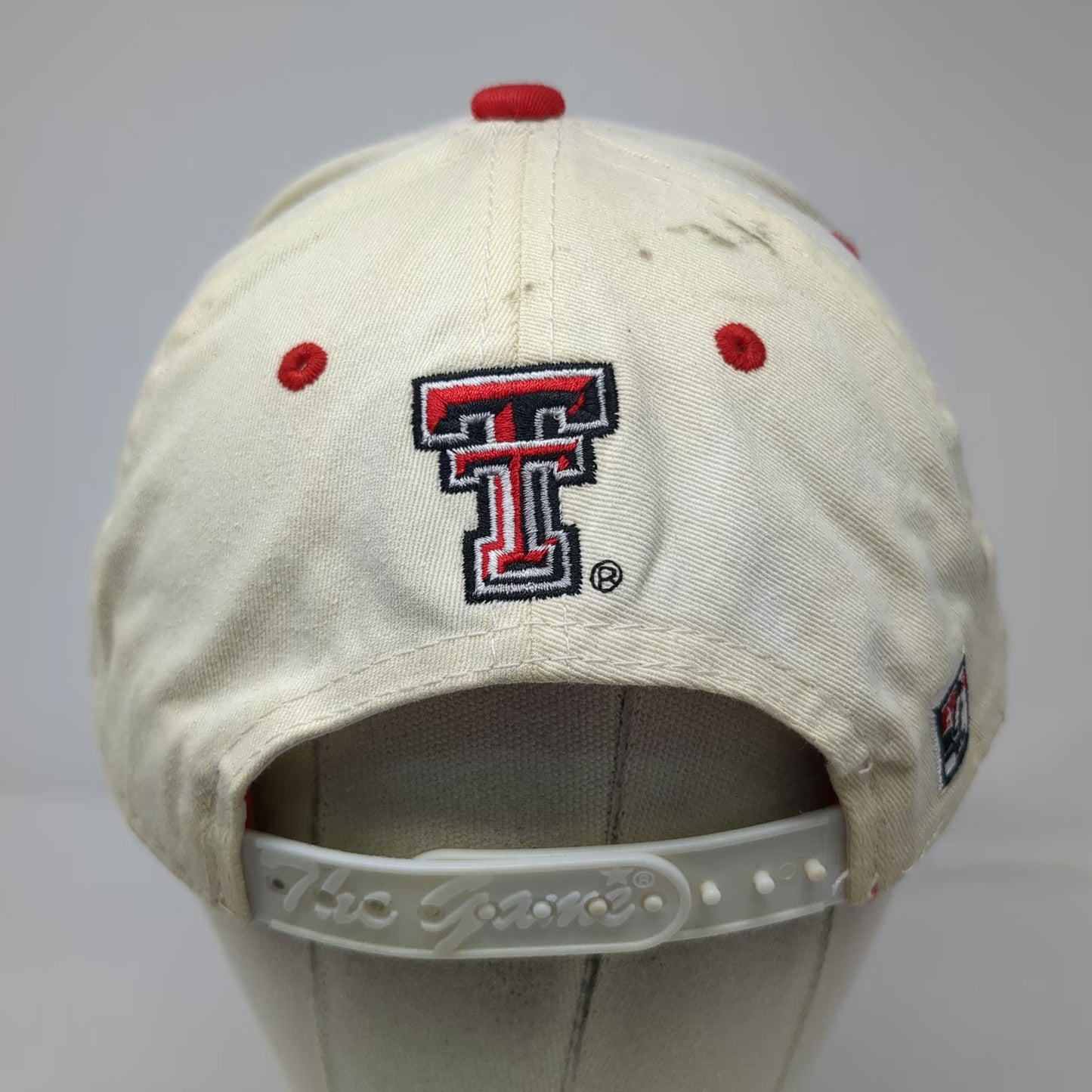 The Game Texas Tech Red Raiders University NCAA Cap White One Size Snapback Hat