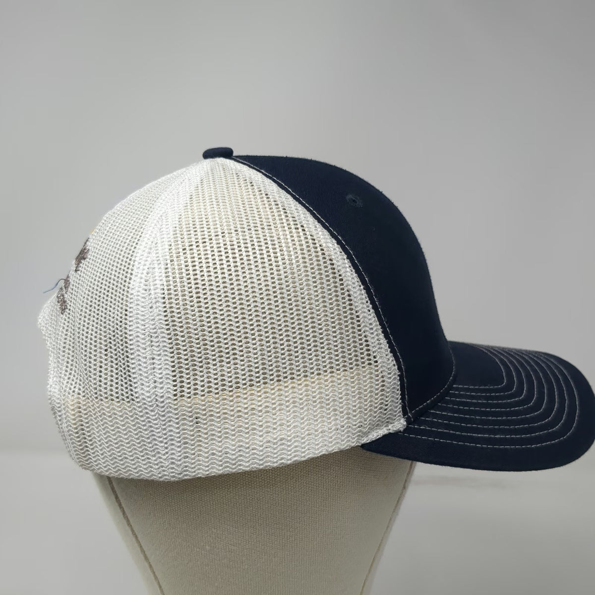 Richardson Trucker Hat Blue White One Size Innvictis Simplot Solutions Snapback