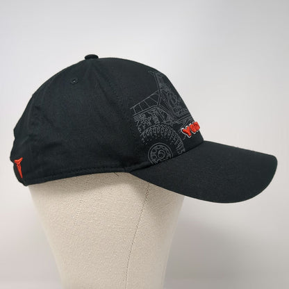 Yodaman Toyota Shop Truck Graphic Black Red Baseball Cap Hat One Size Slideback