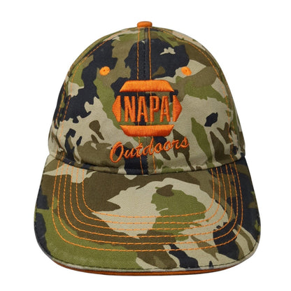 NAPA Outdoors Strapback Hat Camouflage One Size Adjustable 6 Panel