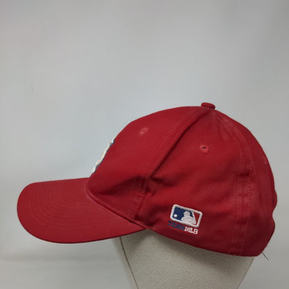 MLB Strapback Hat Red St Louis Cardinals OSFM Embroidered Logo Adjustable