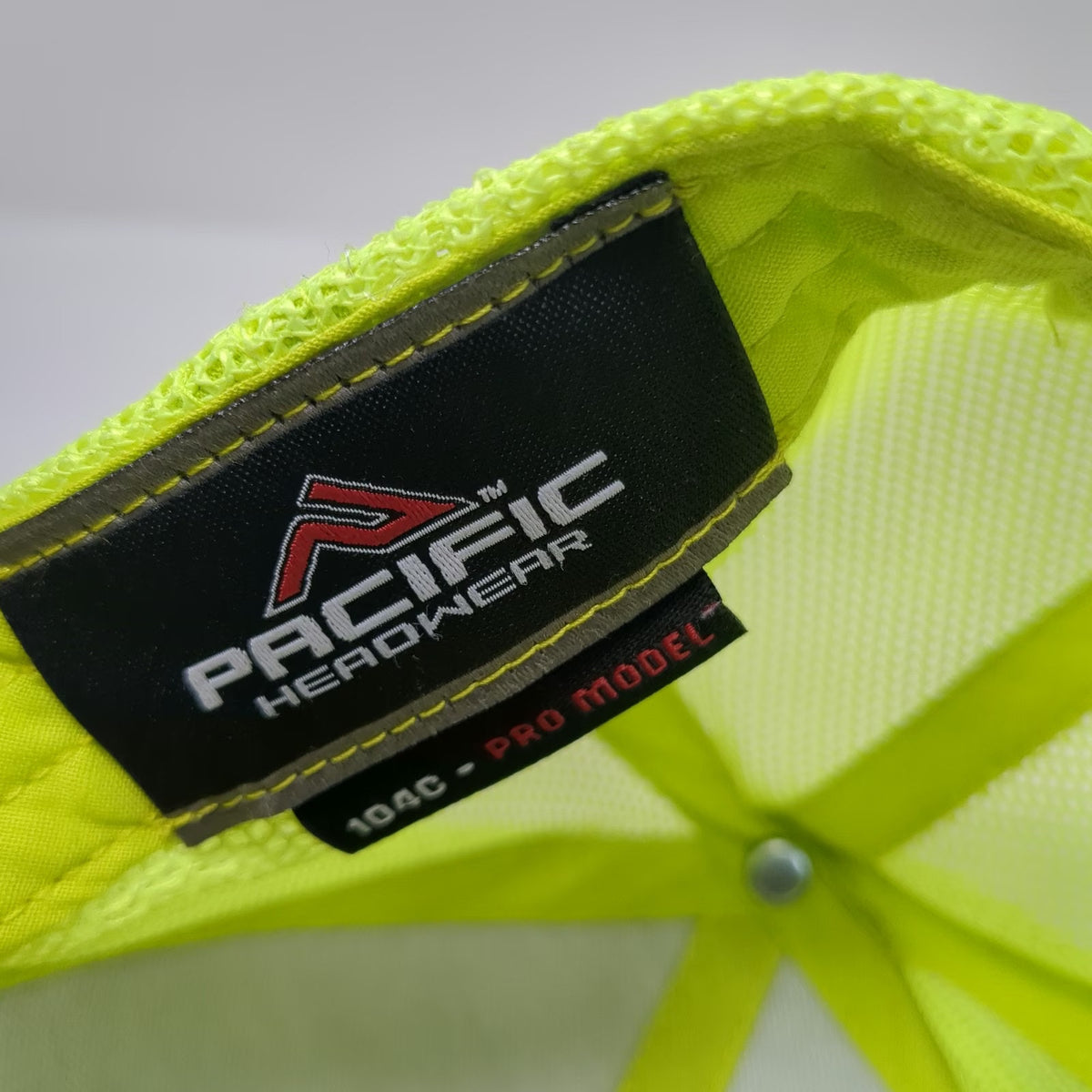 Pacific Headwear Trucker Hat Gray One Size Green Meadows Landscaping Mesh Logo