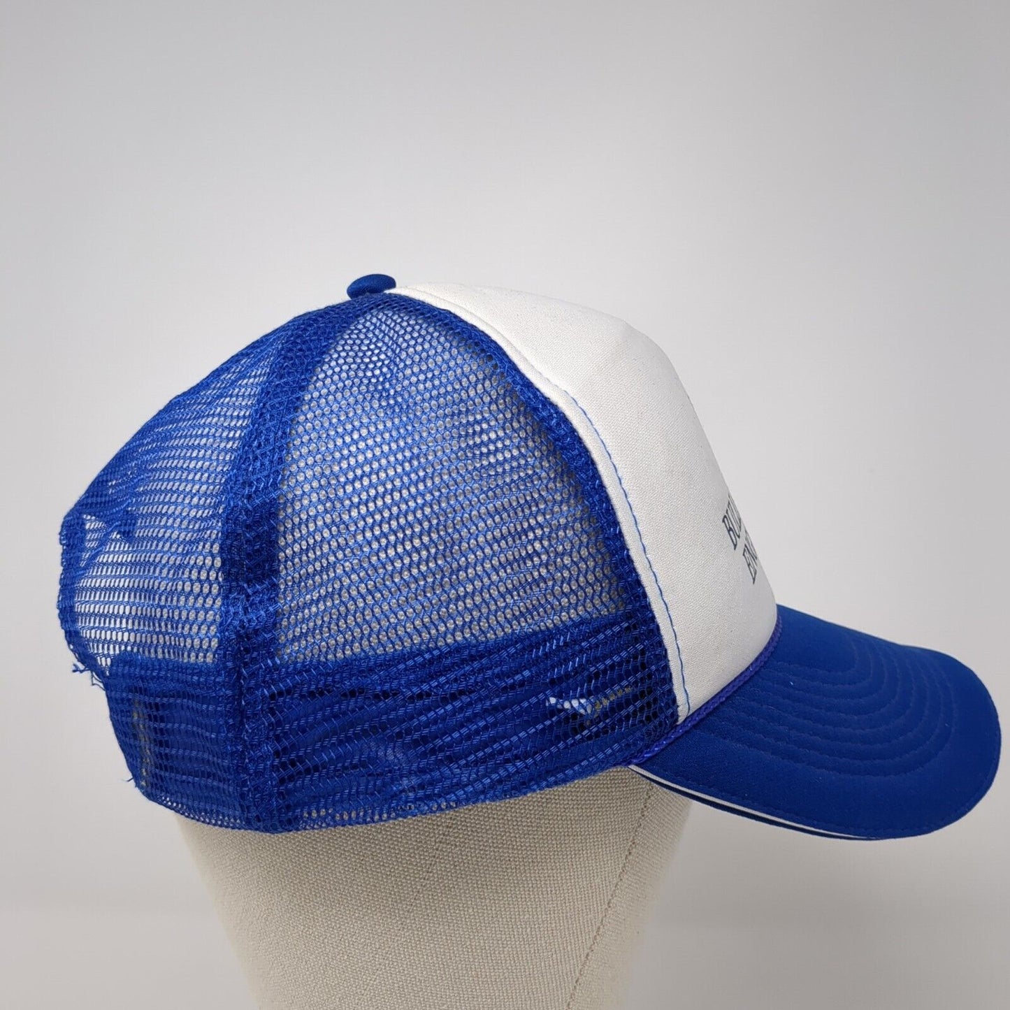 Bulloch Brothers Engineering Inc. Snapback Trucker Hat Blue OS Mesh Back Rope