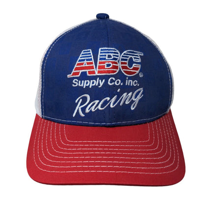 ABC Supply Co. Inc. Racing Strapback Mesh Back Trucker Hat Multi One Size