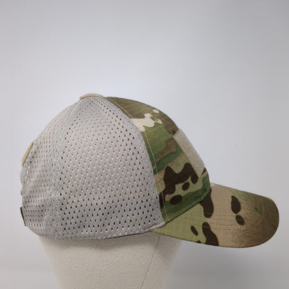 Eagle Crest Strapback Hat Multi One Size Adjustable Camouflage Mesh