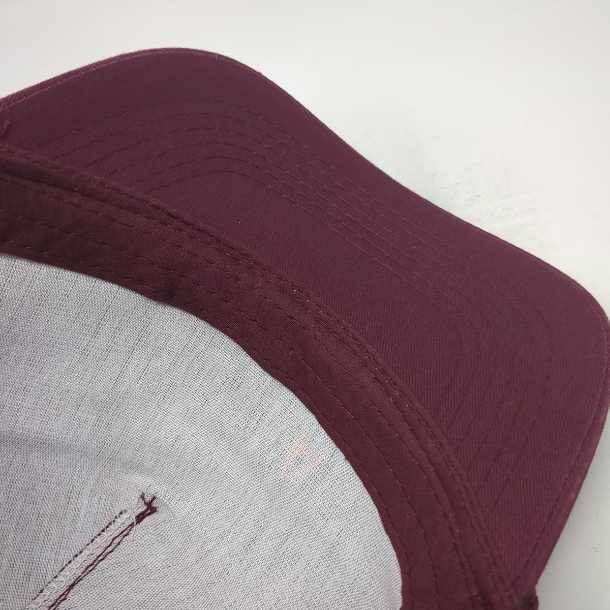 C.C Trucker Hat Red One Size Support Your Local Farmers Market Rope Mesh Back