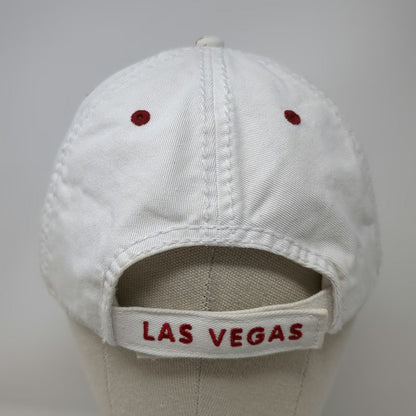 OGM Headwear Baseball Cap White One Size Floral Las Vegas Applique Strapback Hat