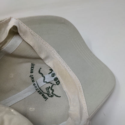 Have Fun Out There Jeep Slideback Hat Tan One Size Adjustable Embroidered Cotton