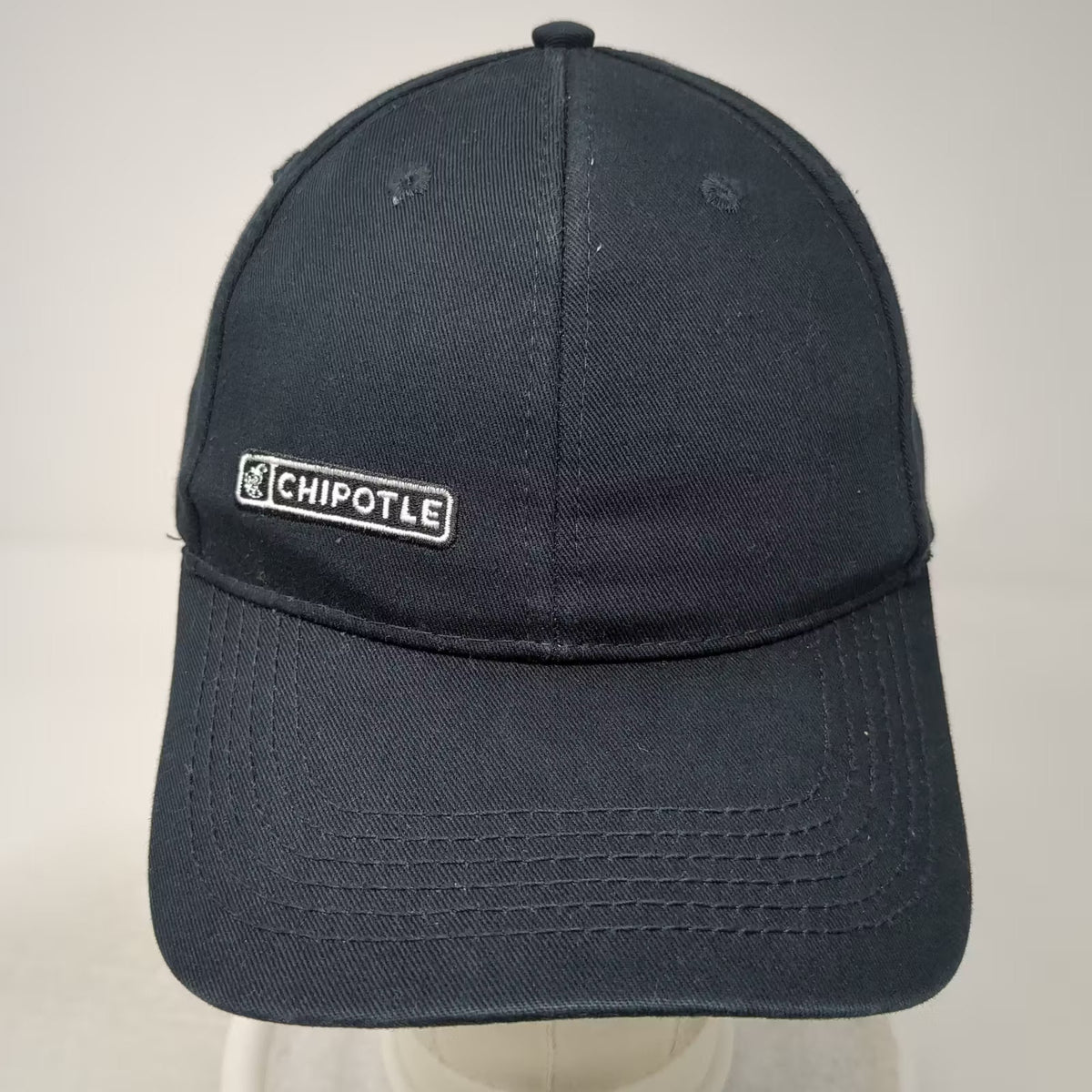 Loomstate Chipotle Black Baseball Cap One Size Organic Cotton Embroidered Hat