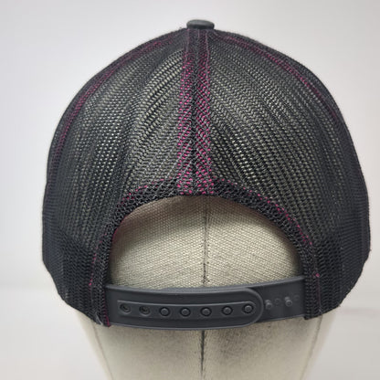 Triangle T Boutique Trucker Hat Gray White One Size Floral Cactus Mesh Snapback